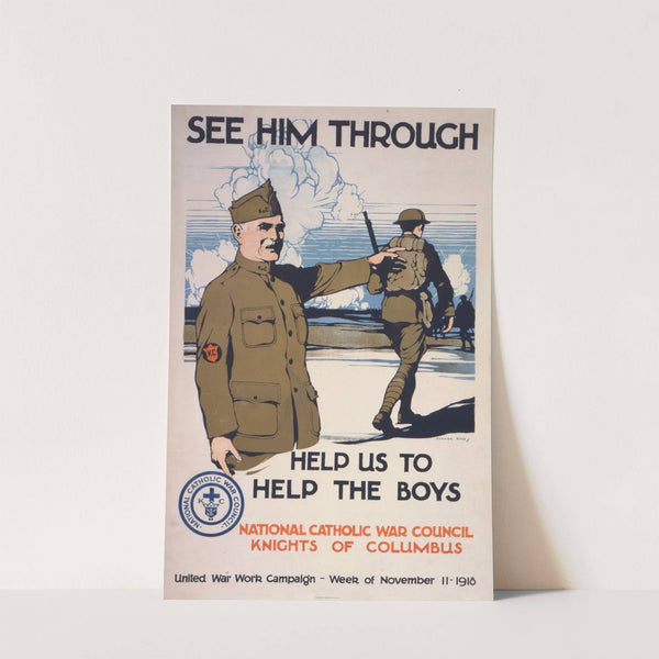 See him through-Help us to help the boys by Burton Rice