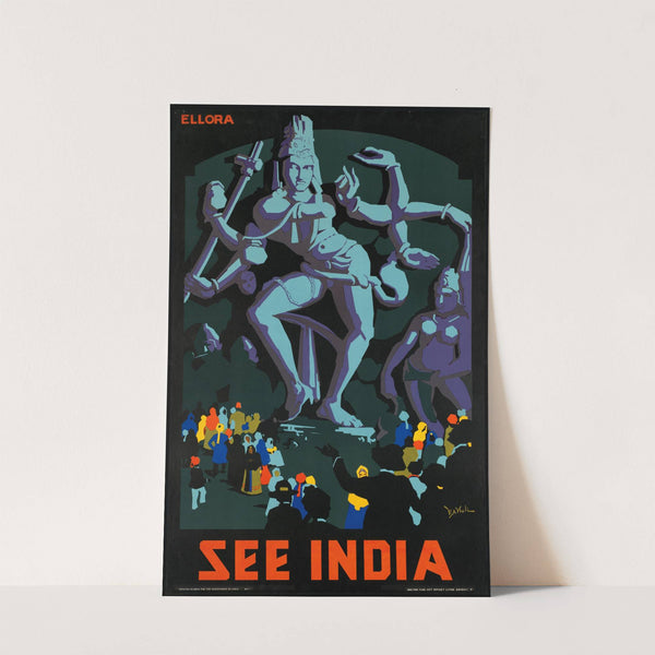 See India. Ellora by V.A. Mali