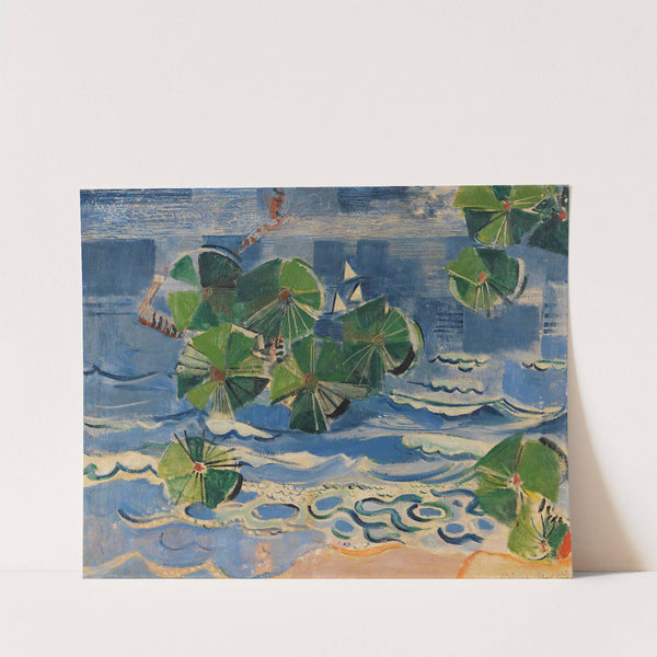 See mit Kiefernast (Ostsee) by Oskar Moll