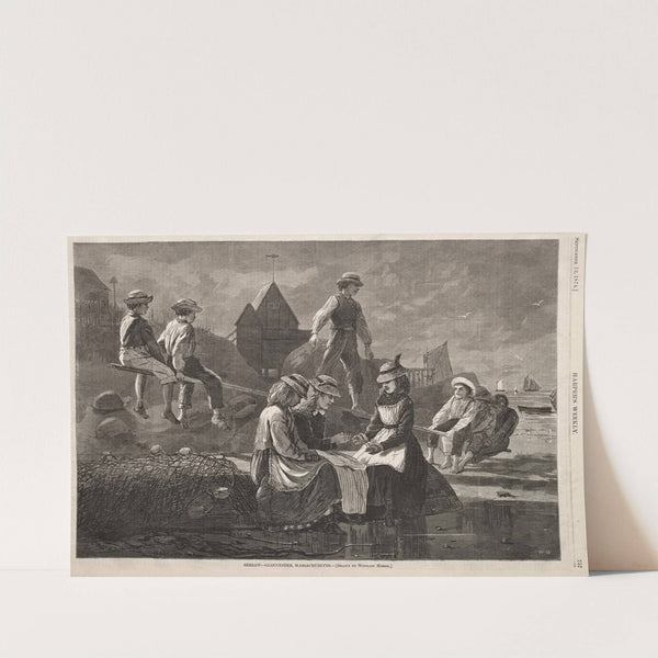 See Saw – Gloucester, Massachusetts (1874) by Winslow Homer