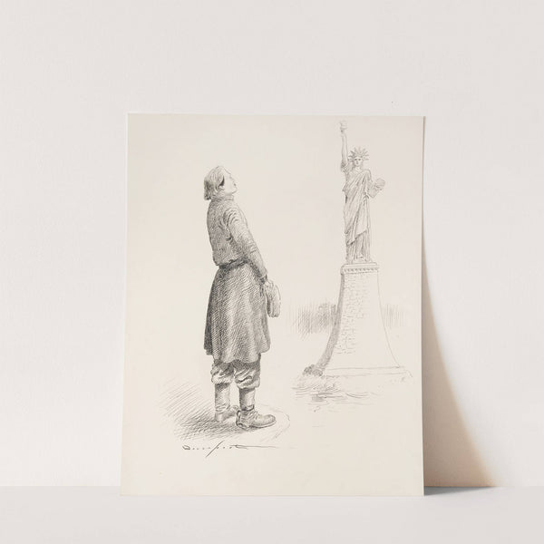 Seeing Liberty for the First Time by Homer Davenport