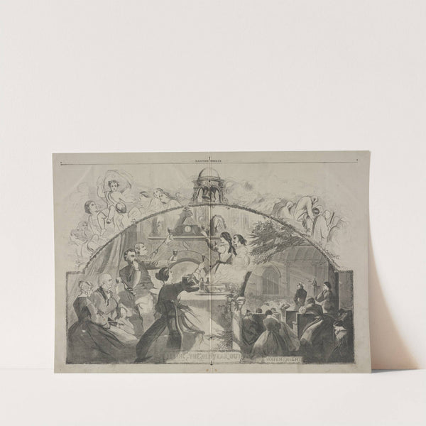 Seeing the Old Year Out (1861) by Winslow Homer