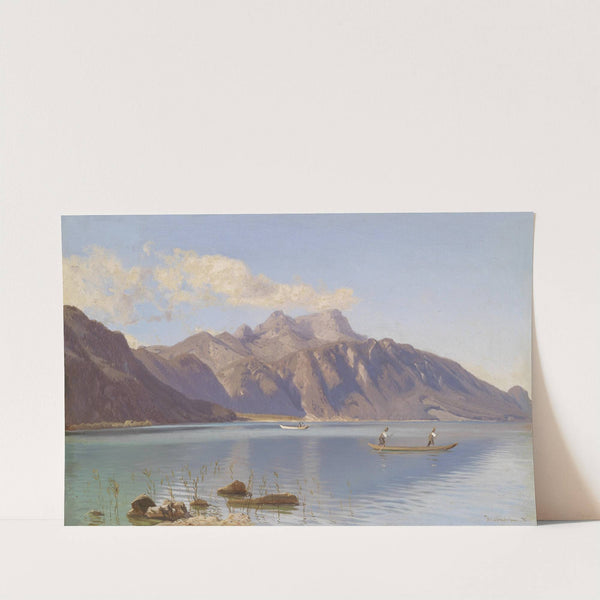 Seelandschaft (1872) by Anton Hlavacek