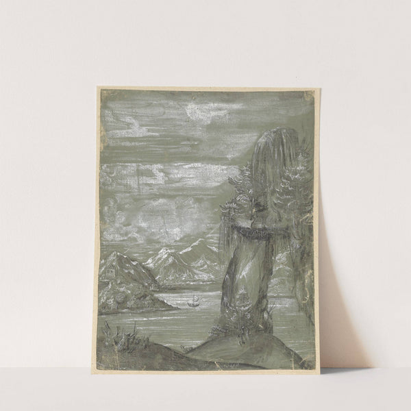 Seelandschaft mit Felsentor by Hans Leu the younger