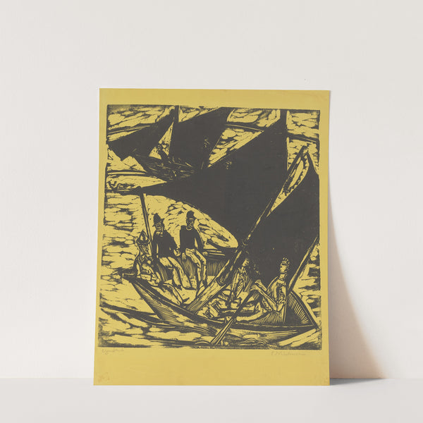 Segelboote bei Fehmarn (1914) by Ernst Ludwig Kirchner