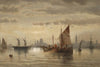 Segelschiffe Vor Venedig