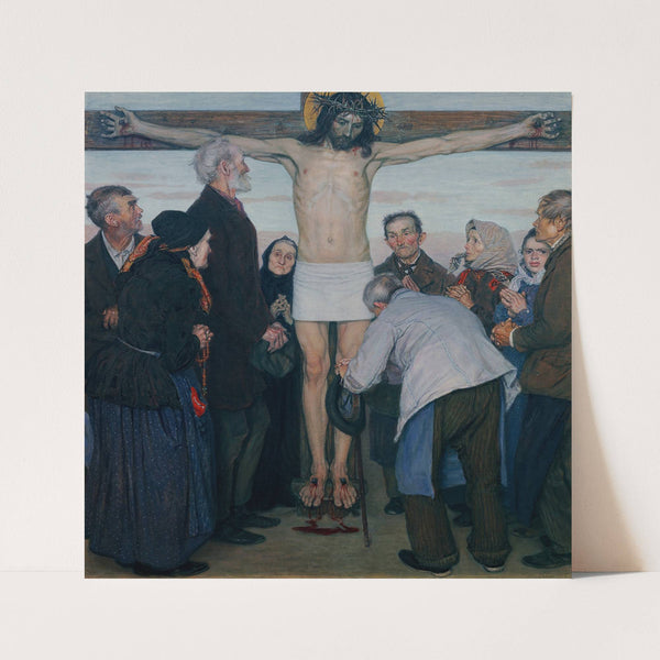 Sehet, Jesu hat die Hand Kreuzigung by Ernst Stöhr