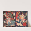 Seigen and Sakurahime; Angel with Two Children by Tsukioka Yoshitoshi