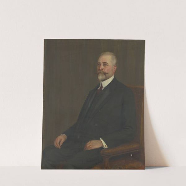 Seine Excellenz Moritz Graf Vetter von der Lilie, 1901-1907 Präsident des Abgeordnetenhauses (1910) by Ludwig Wieden