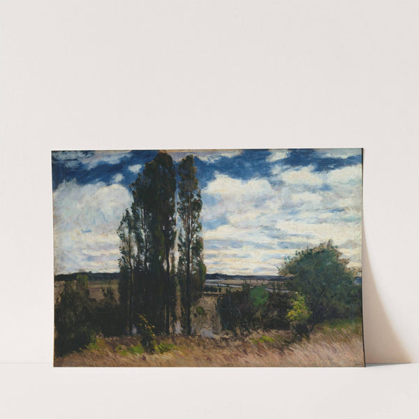 Seine. Landscape with Poplars by Carl Fredrik Hill