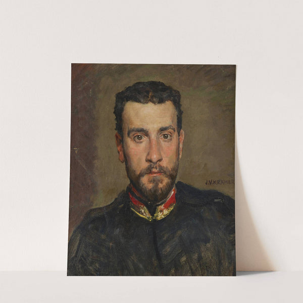 Selbstbildnis (1889) by Johann Victor Krämer