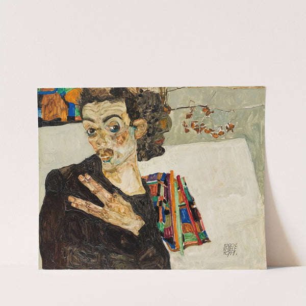 Selbstbildnis (1911) by Egon Schiele