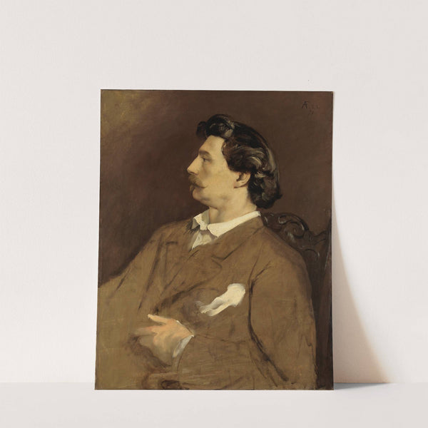 Selbstbildnis (1878) by Anselm Feuerbach