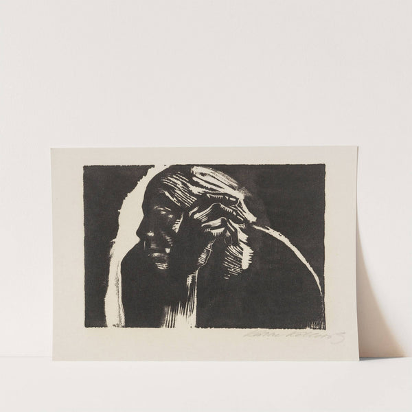 Selbstbildnis. (1924) by Käthe Kollwitz