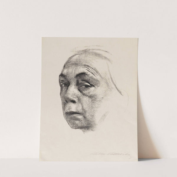 Selbstbildnis (1924) by Käthe Kollwitz