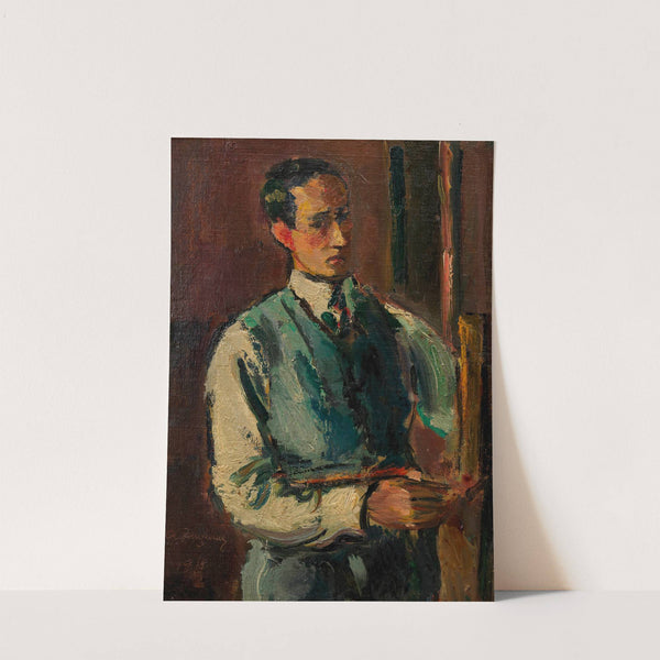 Selbstbildnis Anton Faistauer by Anton Faistauer