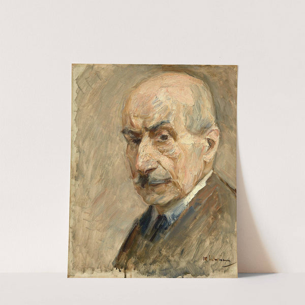 Selbstbildnis, Büste im Dreiviertelprofil nach links (1922) by Max Liebermann