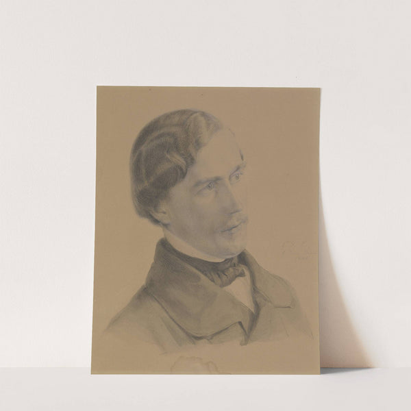 Selbstbildnis des Künstlers by Karl Friedrich Lessing