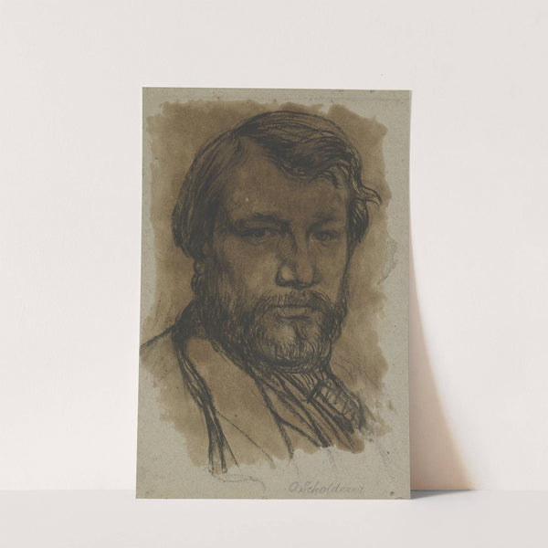 Selbstbildnis des Künstlers by Otto Scholderer