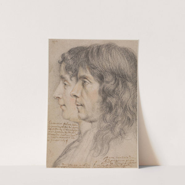 Selbstbildnis des Künstlers mit seiner Frau Geneviève Jehan by Jean-Baptiste de Champaigne