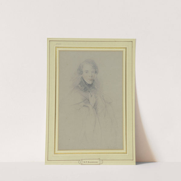 Selbstbildnis im Mantel, Kniestück by Richard Parkes Bonington