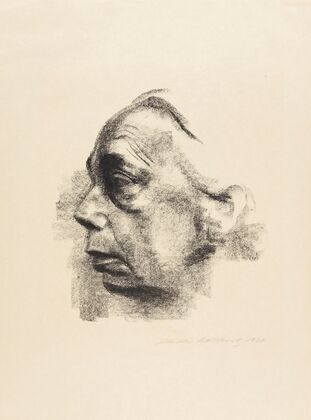 Selbstbildnis im Profil (1927)
