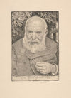 Selbstbildnis mit Blume (Self-portrait with flower) (1919)