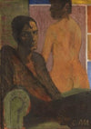 Selbstbildnis mit Rückenakt (im Hintergrund Elfriede Timm) (1929)