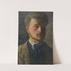 Selbstbildnis Oskar Strnad als Student by Oskar Strnad