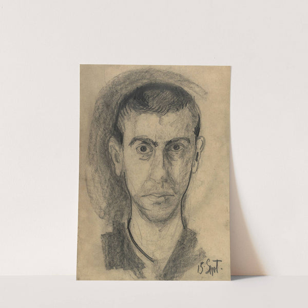 Selbstbildnis Richard Gerstl (Vorder- und Rückseite) (1907) by Richard Gerstl