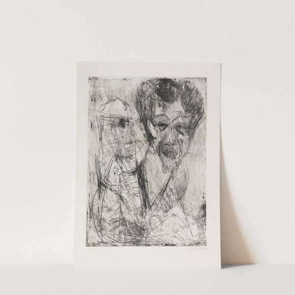 Selbstbildnis (zeichnend) (1916) by Ernst Ludwig Kirchner