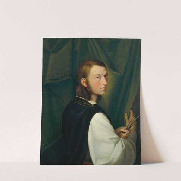 Selbstporträt by Johann Evangelist Scheffer von Leonhardshoff