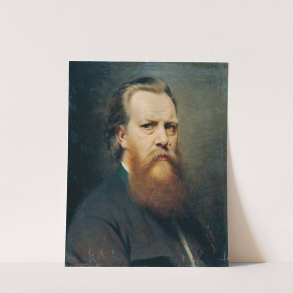 Selbstporträt (1889) by Anton Ebert