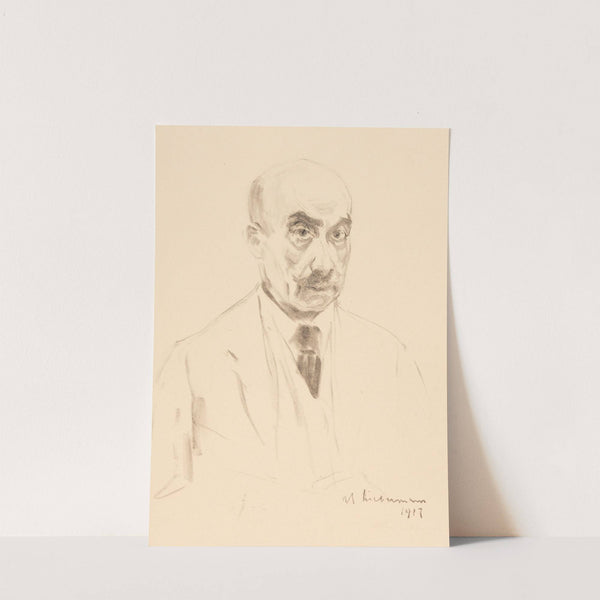 Selbstporträt als Siebzigjähriger (1917) by Max Liebermann