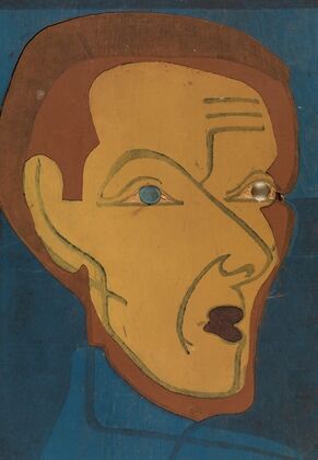 Selbstporträt, Farbstock I (1932)