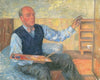 Selbstporträt mit Palette und Pinsel (1930)