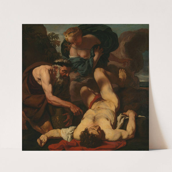 Selene and Endymion by Johann Carl Loth