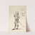 Self caricature in formal dress on the occasion of his baronetcy by Sir Edward Coley Burne-Jones