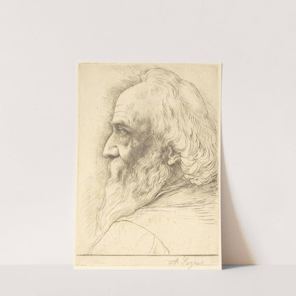 Self-Portrait, 12th plate by Alphonse Legros