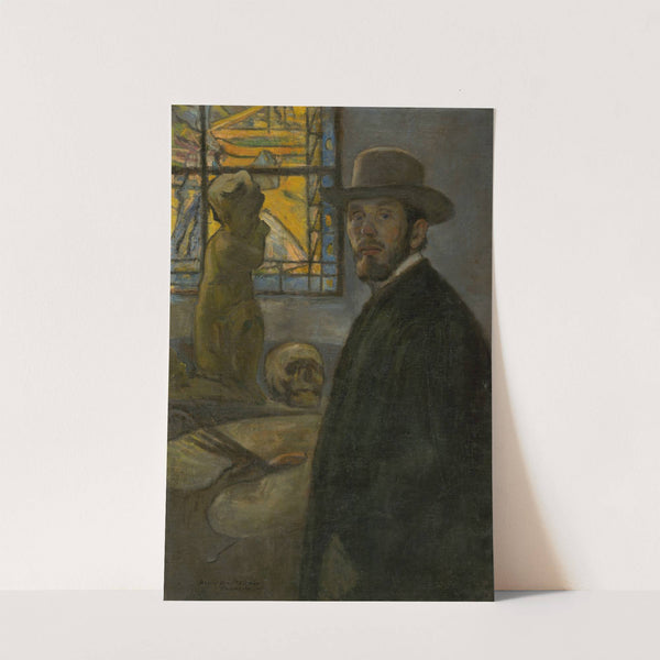 Self portrait by Elemír Halász-Hradil