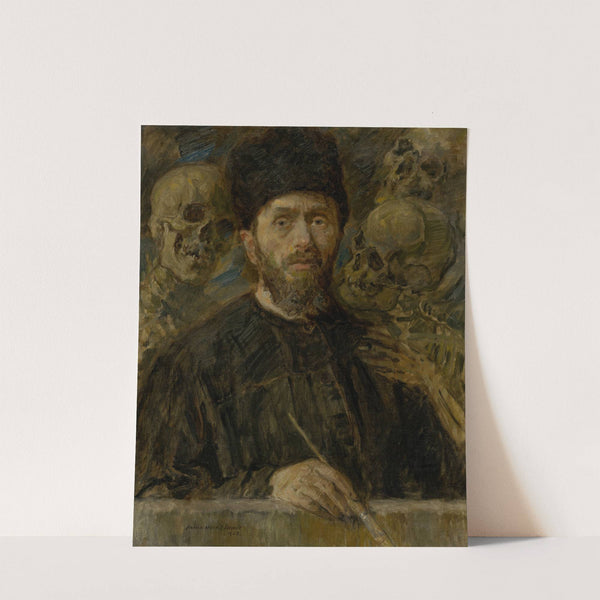 Self portrait by Elemír Halász-Hradil