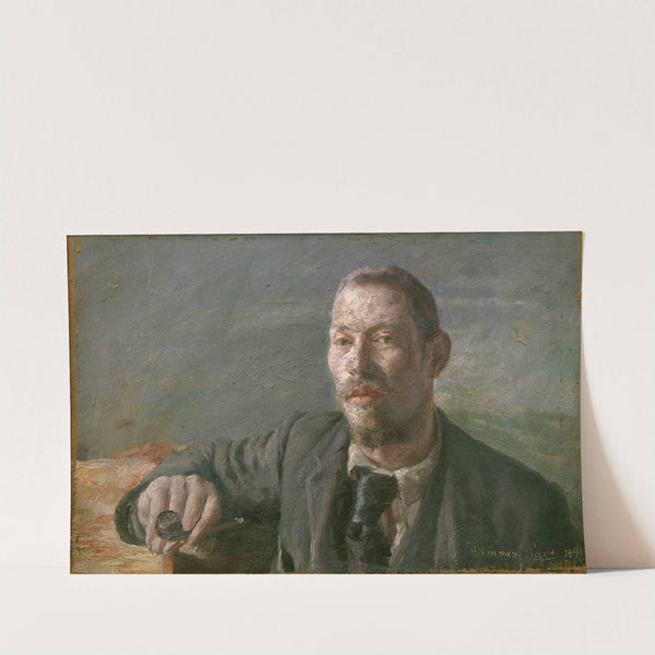 Self-portrait by Herman Norrman