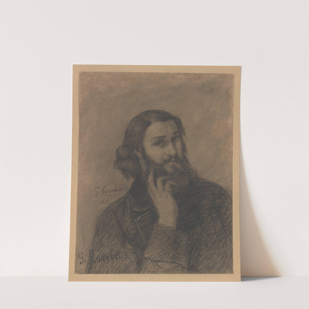 Self-Portrait (ca. 1866) by Gustave Courbet