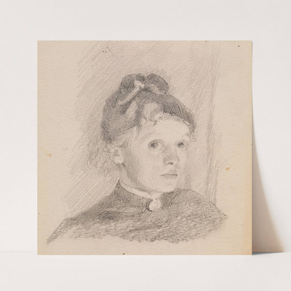 Self-Portrait (1880 - 1884) by Helene Schjerfbeck