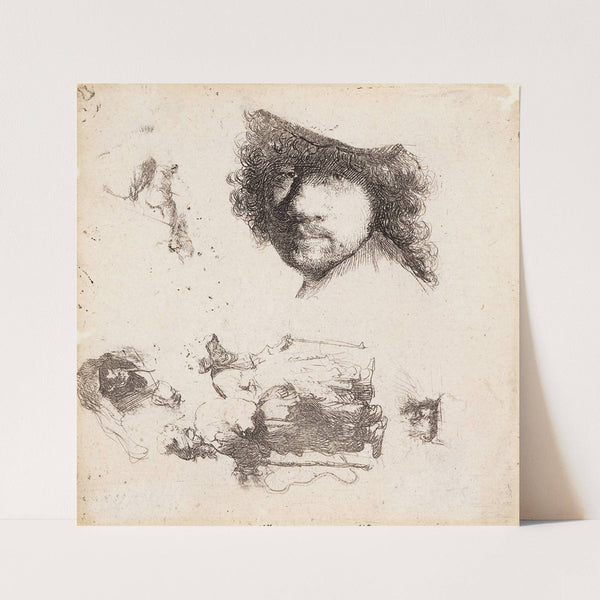 Self Portrait (circa 1632) by Rembrandt van Rijn