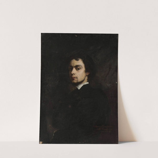 Self-portrait by Wandalin Strzałecki