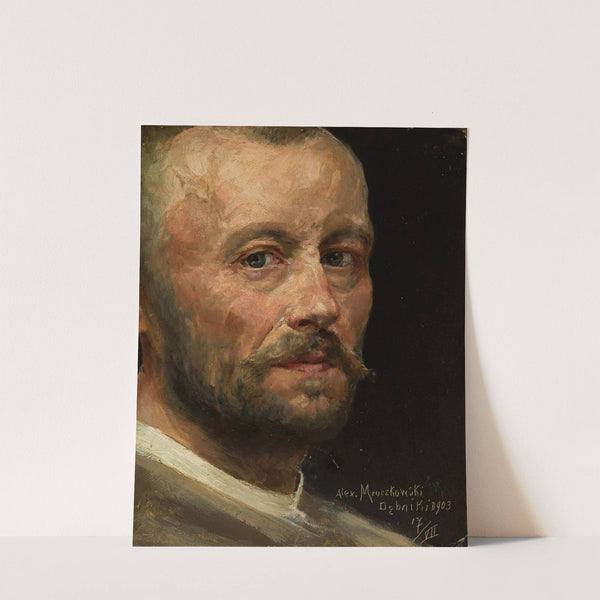 Self-portrait by Aleksander Mroczkowski