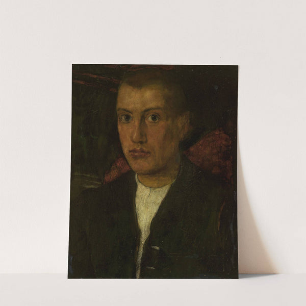 Self-portrait by Fritz Boehle