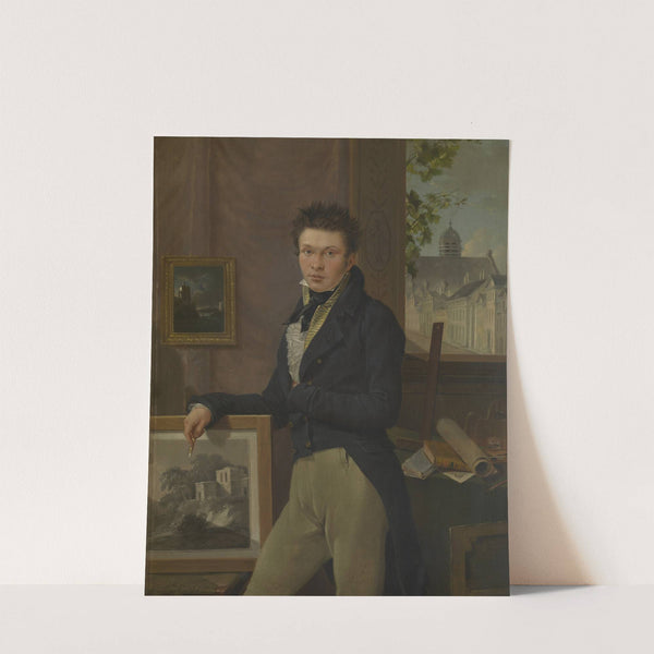 Self-portrait by Anton Pierre Steyaert