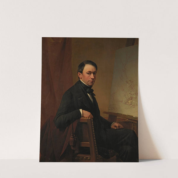 Self Portrait (1854) by Eugène Joseph Verboeckhoven